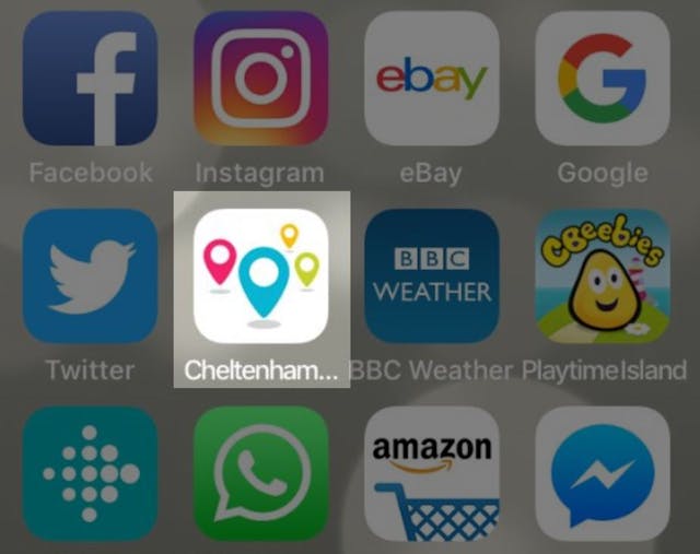 Cheltenham Rocks App for Easter Events and Activities