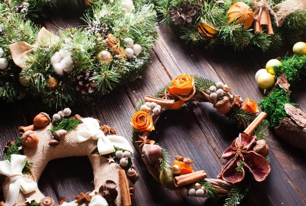 Christmas Wreath Making Workshops in Gloucestershire