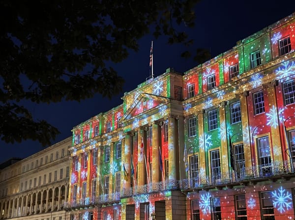 Christmas Light Projection